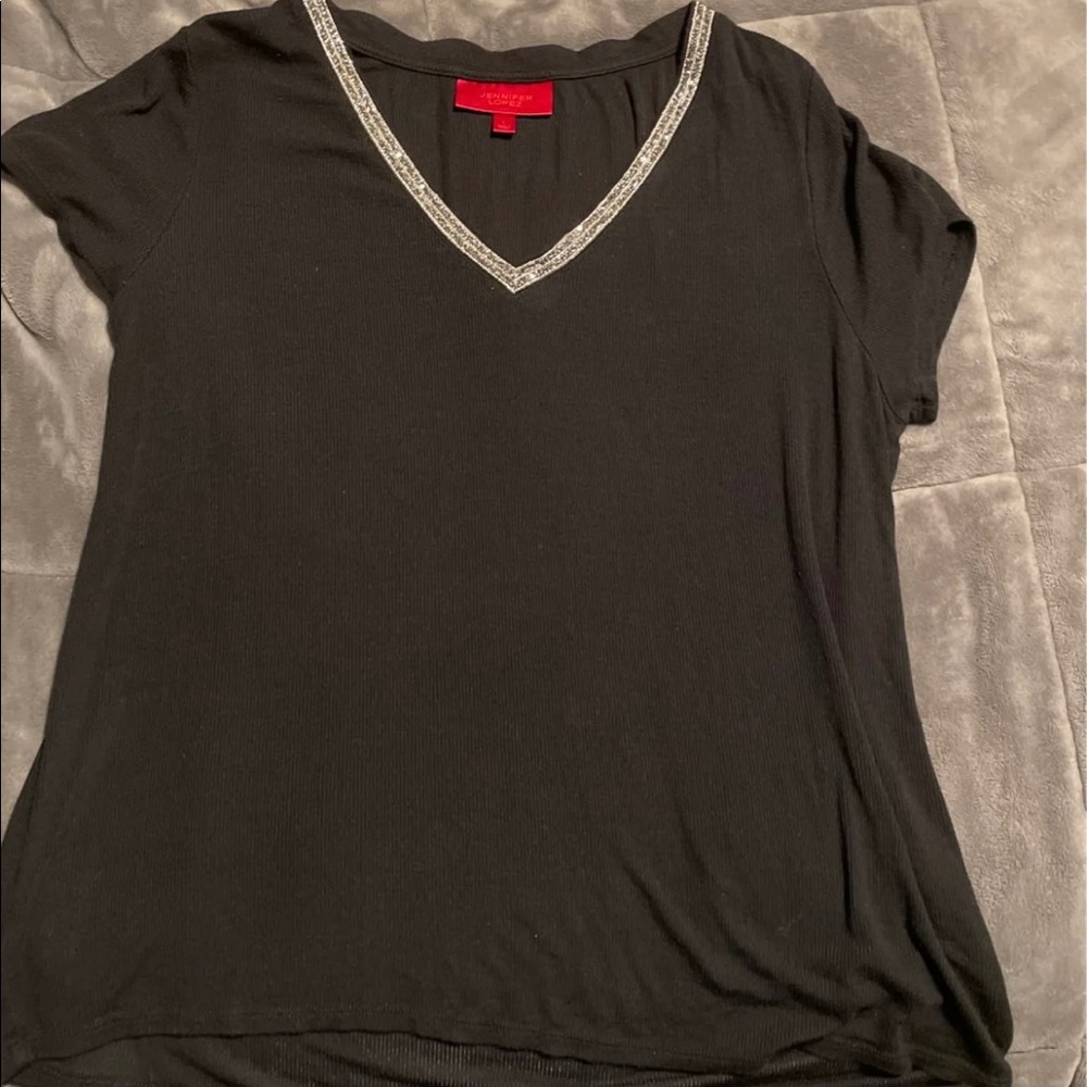 Jennifer Lopez V-Neck shirt